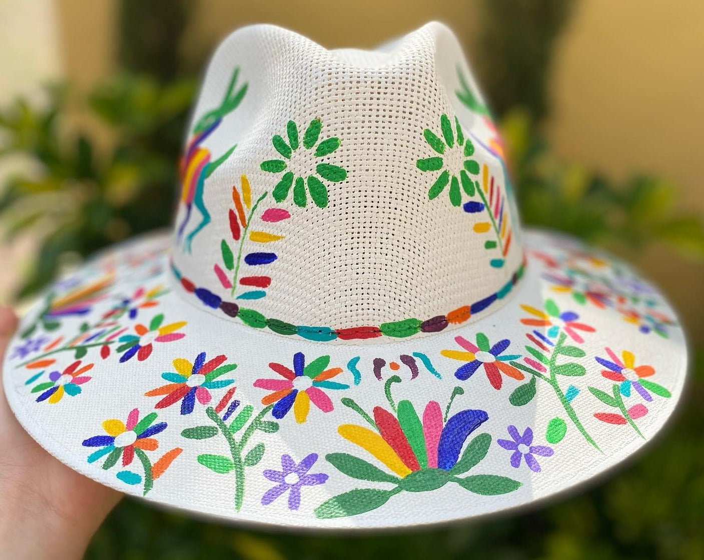 Hat - Colorful Flower Design